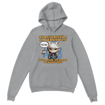 Sudadera con capucha unisex estampado de gato "Cyborg Kitty" Michilandia | La tienda online de los amantes de gatos