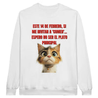 Sudadera Unisex Estampado de Gato "Cita Gatuna" Michilandia | La tienda online de los fans de gatos