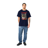 Camiseta Unisex Estampado de Gato "Mirada Inquisitiva" Michilandia | La tienda online de los fans de gatos