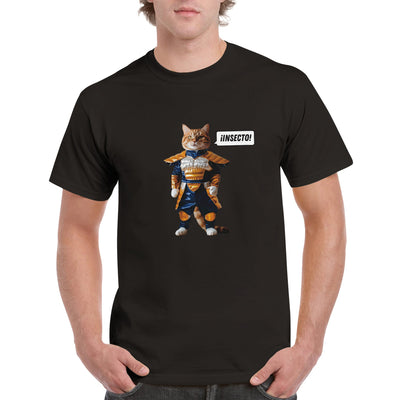 Camiseta Unisex Estampado de Gato 