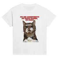 Camiseta Junior Unisex Estampado de Gato 