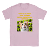 Camiseta júnior unisex estampado de gato "Revelación del Punto Rojo" Gelato