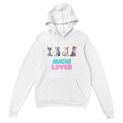 Sudadera con capucha unisex estampado de gato "Michi Lover" Gelato