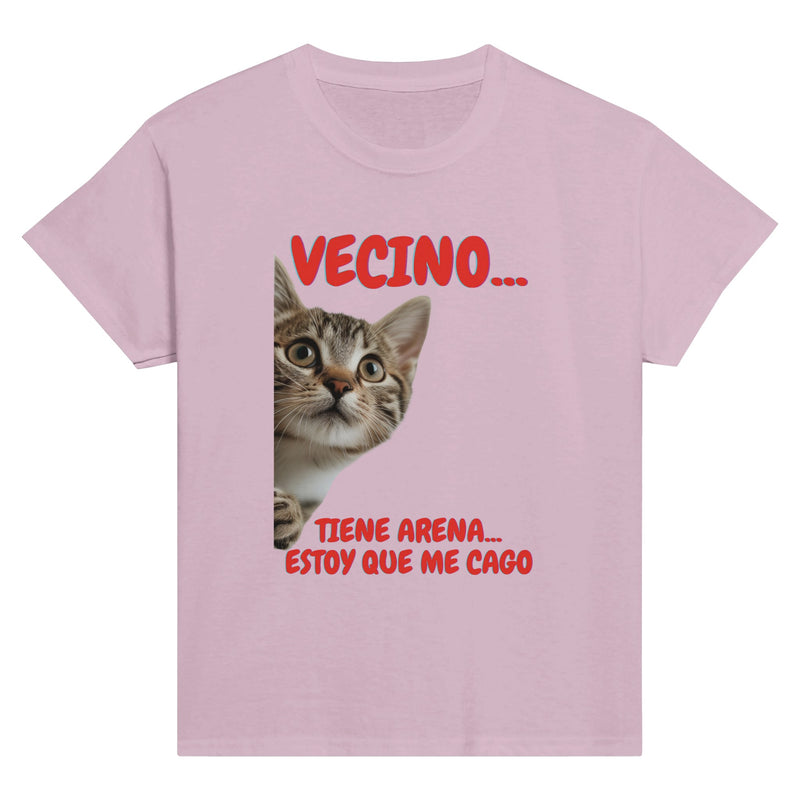 Camiseta Junior Unisex Estampado de Gato "Emergencia Felina" Michilandia | La tienda online de los fans de gatos