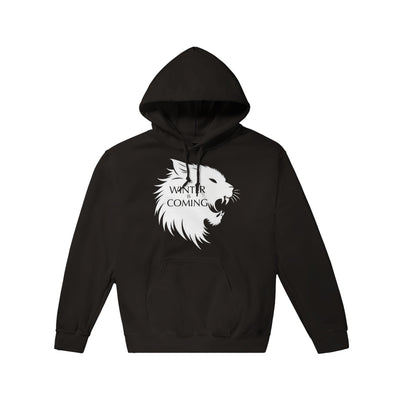 Sudadera con Capucha Unisex Estampado de Gato "Nieve y Garra" Michilandia | La tienda online de los fans de gatos