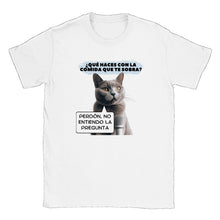 Camiseta unisex estampado de gato 