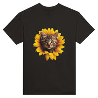 Camiseta Unisex Estampado de Gato "Miau Solar" Michilandia