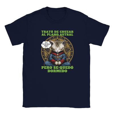 Camiseta júnior unisex estampado de gato "Doctor Miau" Michilandia | La tienda online de los amantes de gatos