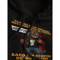 Sudadera con Capucha Unisex Estampado de Gato "Guardián del Arenero" Michilandia | La tienda online de los fans de gatos