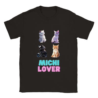 Camiseta unisex estampado de gato 