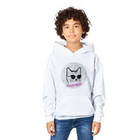 Sudadera con capucha júnior estampado de gato "Puurr Night" Michilandia | La tienda online de los fans de gatos