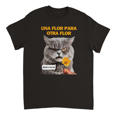 Camiseta Unisex Estampado de Gato 