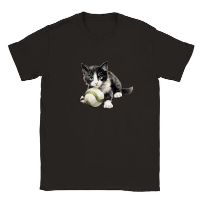 Camiseta unisex estampado de gato 