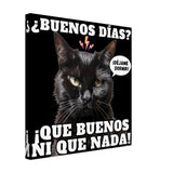 Lienzo de Gato "Amanecer Hostil" Michilandia | La tienda online de los amantes de gatos