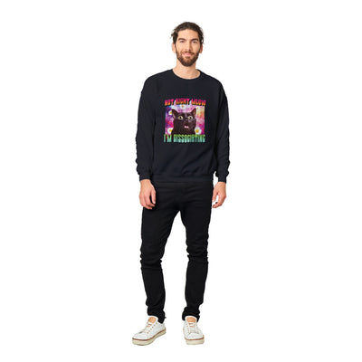 Sudadera Unisex Estampado de Gato "Momento de Distancia" Michilandia