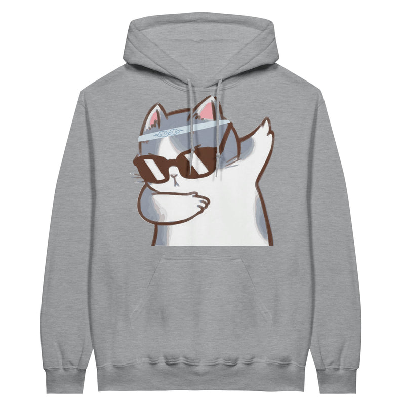 Sudadera con Capucha Unisex Estampado de Gato "Miau Dabber" Michilandia | La tienda online de los fans de gatos