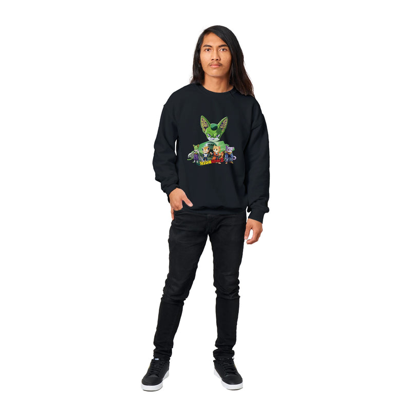 Sudadera Unisex Estampado de Gato "Guerreros Peludos Z" Michilandia | La tienda online de los fans de gatos