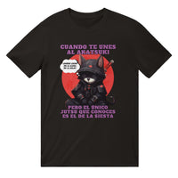 Camiseta unisex estampado de gato "Siesta No Jutsu"