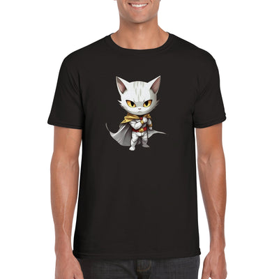 Camiseta unisex estampado de gato 