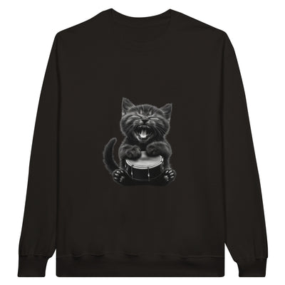 Sudadera Unisex Estampado de Gato 