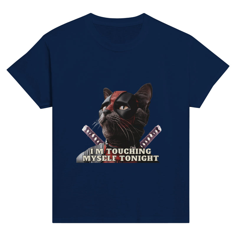 Camiseta Junior Unisex Estampado de Gato "MiauPool" Michilandia