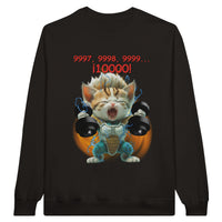 Sudadera Unisex Estampado de Gato 