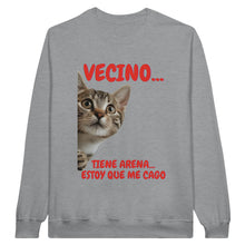 Sudadera Unisex Estampado de Gato 