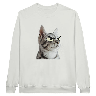 Sudadera Unisex Estampado de Gato "Miau Malhumorado" Michilandia