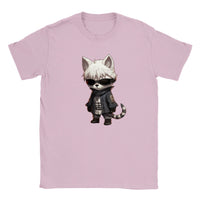 Camiseta júnior unisex estampado de gato "Gatoru Meowjo"