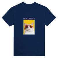 Camiseta Unisex Estampado de Gato "Distribuidor de Abrazos" Michilandia