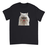 Camiseta Unisex Estampado de Gato "Miau de Rabia" Michilandia
