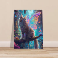 Panel de aluminio impresión de gato "Encanto Iridiscente" Michilandia | La tienda online de los fans de gatos