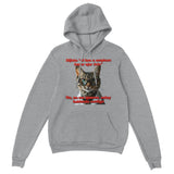 Sudadera con Capucha Unisex Estampado de Gato "Promesa de Ejercicio" Michilandia | La tienda online de los fans de gatos