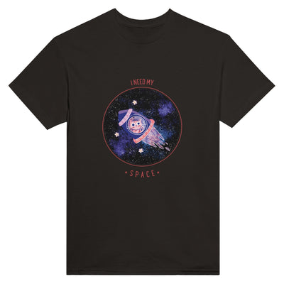 Camiseta Unisex Estampado de Gato "Necesito Mi Espacio" Michilandia