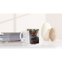 Taza blanca con impresión de gato "Nani?!" Michilandia | La tienda online de los amantes de gatos