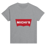 Camiseta Junior Unisex Estampado de Gato "Michi's Denim" Michilandia | La tienda online de los fans de gatos