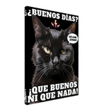 Lienzo de Gato "Amanecer Hostil" Michilandia | La tienda online de los amantes de gatos