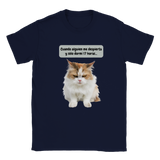 Camiseta unisex estampado de gato "Michi dormilón"