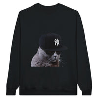 Sudadera Unisex Estampado de Gato 