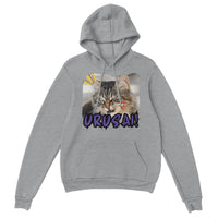 Sudadera con Capucha Unisex Estampado de Gato "Meme Urusai!" Michilandia | La tienda online de los amantes de gatos