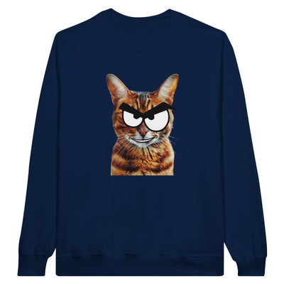 Sudadera Unisex Estampado de Gato "Bengala Malicioso" Michilandia