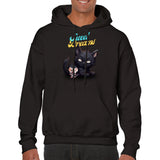 Sudadera con capucha unisex estampado de gato "Sweet Dreams" Gelato