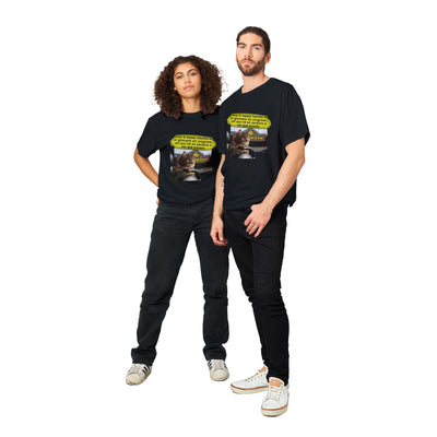 Camiseta Unisex Estampado de Gato "Miau Fit" Michilandia | La tienda online de los fans de gatos