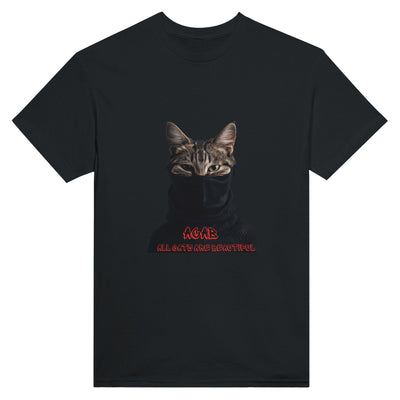 Camiseta Unisex Estampado de Gato 