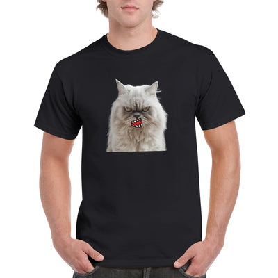 Camiseta Unisex Estampado de Gato 