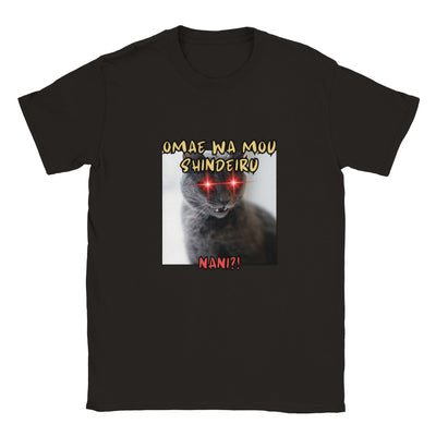 Camiseta unisex estampado de gato 