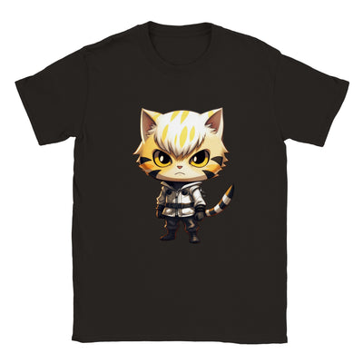 Camiseta unisex estampado de gato 