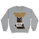 Sudadera Unisex Estampado de Gato "No Gracias" Michilandia | La tienda online de los fans de gatos