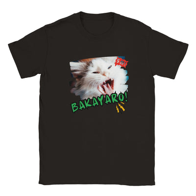 Camiseta Junior Unisex Estampado de Gato "Grito Meme" Michilandia | La tienda online de los amantes de gatos