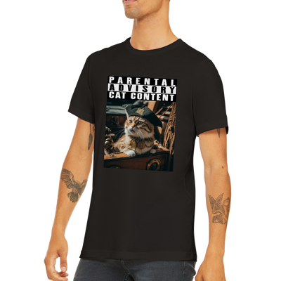 Camiseta unisex estampado de gato "Pirata Felino" Gelato